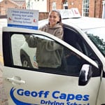 Carmen Turner from Hazel Grove in Stockport passed her driving test on 8th August