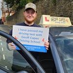 Joby Yearsley from Macclesfield passed his test on 9th September