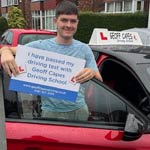 Gene from Stockport passed his driving test on the 9th October