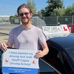 Kurtis Rogers from Offerton in Stockport Kurtis Rogers from Offerton in Stockport passed his driving test on the first attempt