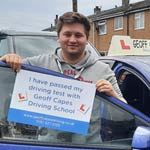 Liam Rogers from Macclesfield passed his test in the automatic car on 12th August Liam Rogers from Macclesfield passed his test in the automatic car on 12th August