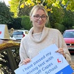 Congratulations to Abi Hague from Glossop who passed her test on 29th September 2025 Congratulations to Abi Hague from Glossop who passed her test on 29th September 2025