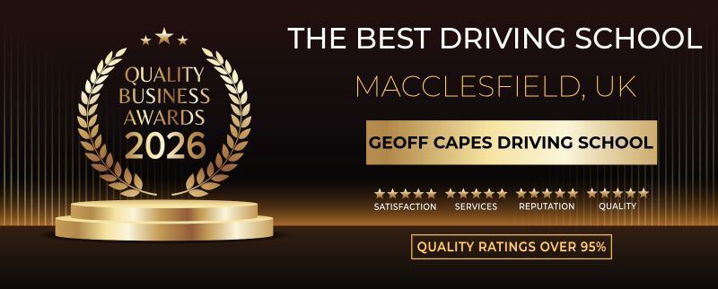 Quality Business Awards - Awarded Best Driving School in Macclesfield 2026 for 3rd Year Running