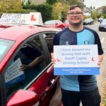 Charlie Jones from Glossop passed his test on 15th October Charlie Jones from Glossop passed his test on 15th October