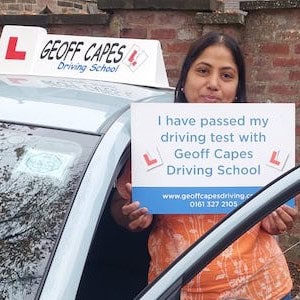 Chitara from Macclesfield passed her driving test on 17th October Chitara from Macclesfield passed her driving test on 17th October