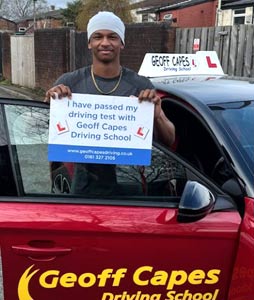 Congratulations to Taio Wellington who passed with zero driving faults on 10th March 2026