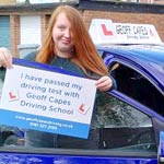 Ella Townley from Macclesfield passed her driving test on the 13th April 2026 Ella Townley from Macclesfield passed her driving test on the 13th April 2026