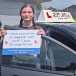 Charlotte Holt from Cheadle, passed her driving test at the first attempt on 22nd May 2026 Charlotte Holt from Cheadle, passed her driving test at the first attempt on 22nd May 2026