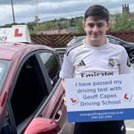 Logan Oliver from Glossop passed his driving test on 29th May 2026 Logan Oliver from Glossop passed his driving test on 29th May 2026 at the first attempt