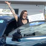 Danni from Brinnington passed her driving test at the first attempt on 20th July 2026
