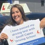 Francesca from Davenport near Stockport passed her automatic driving test on 18th August 2026