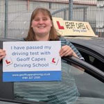 Georgia Wicks from Reddish in Stockport passed her driving test on 18th August 2026.