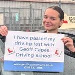 Charlotte Holt from Cheadle, passed her driving test at the first attempt on 22nd May 2026