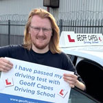 Ben from Reddish passed his test at the FIRST ATTEMPT on 29th September 2026
