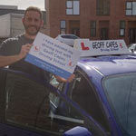 Milton Gomes from Cheadle Heath, passed his test in the automatic car on 24th June 2026